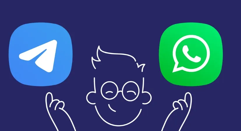 Telegram or WhatsApp Choose Your Side